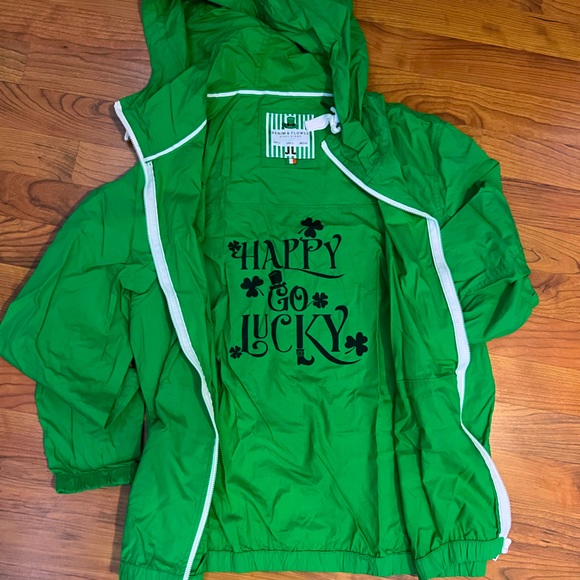 Green wind breaker Saint Patrick’s Day edition - Picture 1 of 3